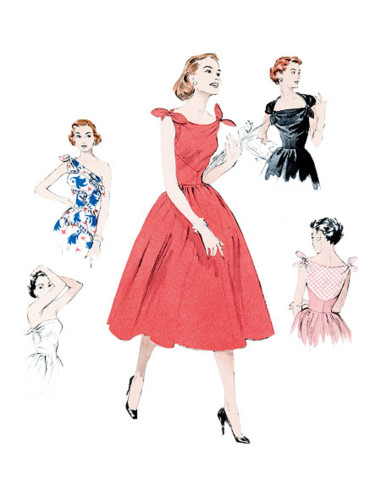 Patron de robe année 1953 - Butterick 5708