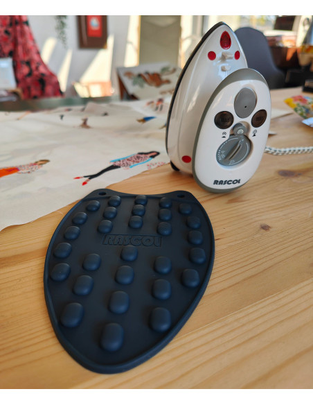 Repose fer mini en silicone Rascol - Gris bleu