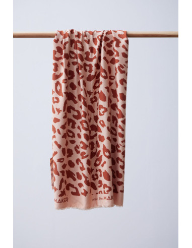 Tissu twill viscose - Urban Leo Rose