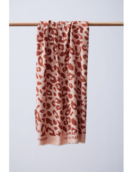 Tissu twill viscose - Urban Leo Rose