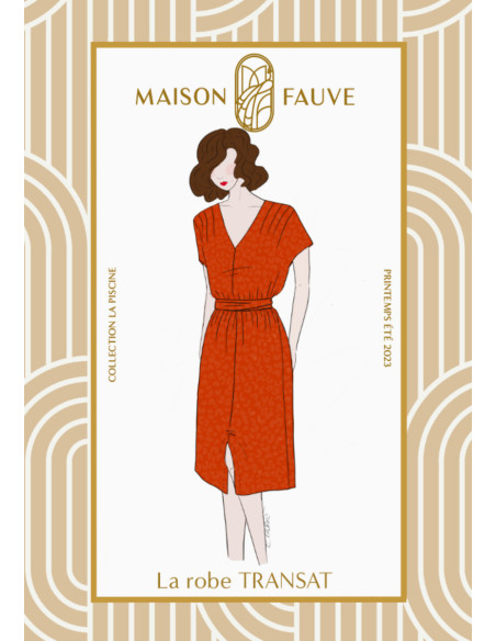 Patron de robe Transat - Maison Fauve