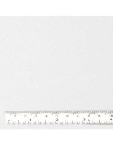 Coupon simili Karla 140 cm x 50 cm - Blanc