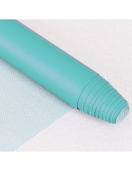 Coupon simili Karla 140 cm x 50 cm - Turquoise