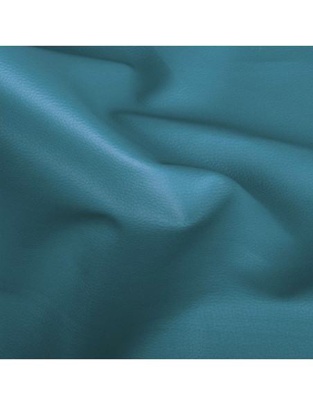 Coupon simili Karla 140 cm x 50 cm - Bleu canard