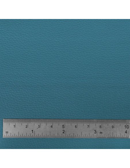Coupon simili Karla 140 cm x 50 cm - Bleu canard