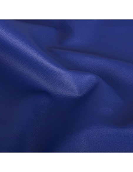 Coupon simili Karla 140 cm x 50 cm - Bleu roy