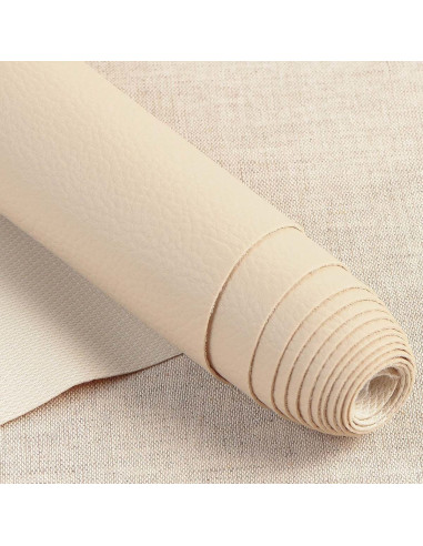 Coupon simili Karla 140 cm x 50 cm - Mastic