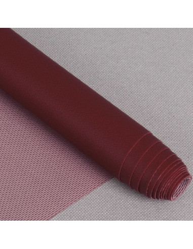 Coupon simili Karla 140 cm x 50 cm - Bordeaux