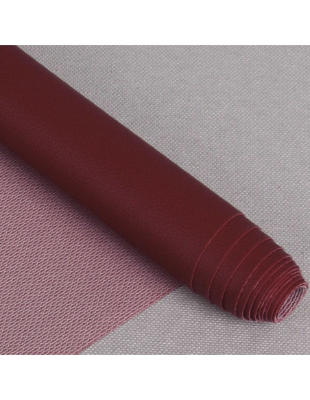 Coupon simili Karla 140 cm x 50 cm - Bordeaux
