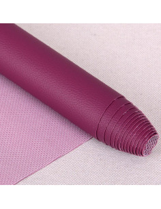 Coupon simili Karla 140 cm x 50 cm - Prune