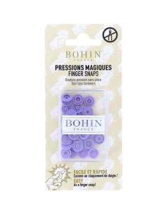 Boutons pression magiques sans pince 9 mm - Parme