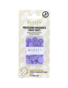 Boutons pression magiques sans pince 13 mm - Parme
