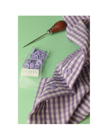 Boutons pression magiques sans pince 13 mm - Parme