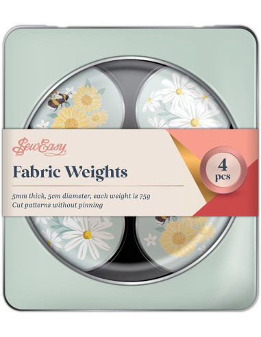 Coffret de 4 poids pour la couture - Marguerites