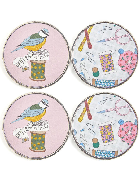 Coffret de 4 poids pour la couture - Oiseaux