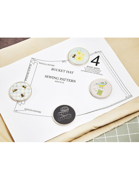 Coffret de 4 poids pour la couture - Oiseaux