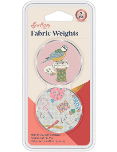 Set de 2 poids pour la couture - Oiseaux