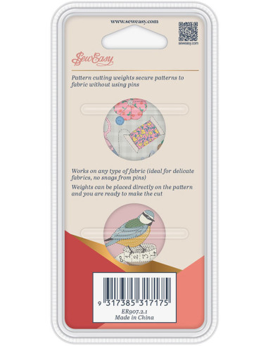 Set de 2 poids pour la couture - Oiseaux