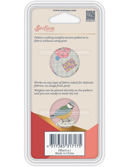 Set de 2 poids pour la couture - Oiseaux