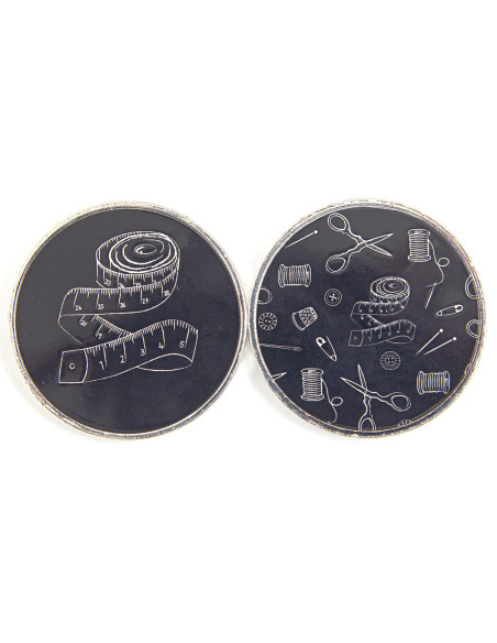Set de 2 poids pour la couture - Noir