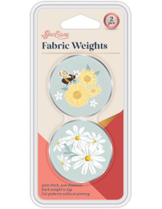 Set de 2 poids pour la couture - Marguerites