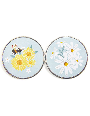 Set de 2 poids pour la couture - Marguerites