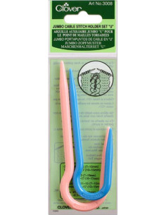 Set de 2 aiguilles Jumbo pour torsades