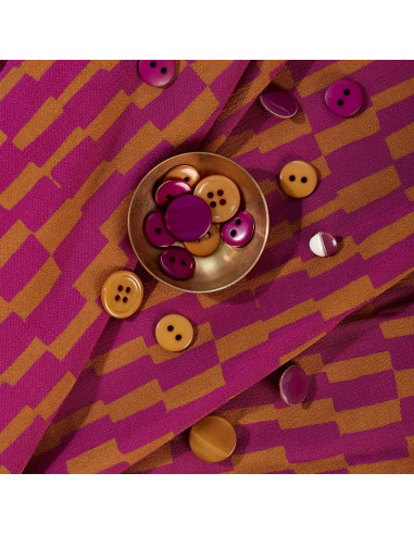 Tissu viscose Domino Dahlia - Atelier Brunette
