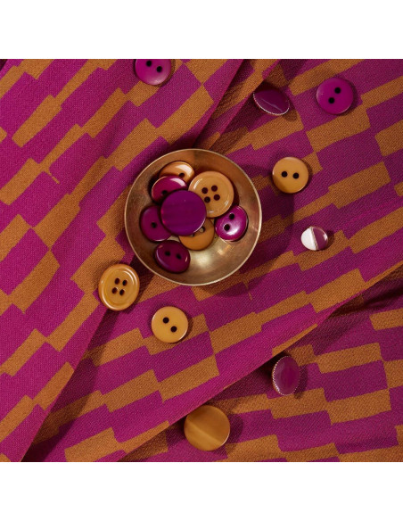 Tissu viscose Domino Dahlia - Atelier Brunette