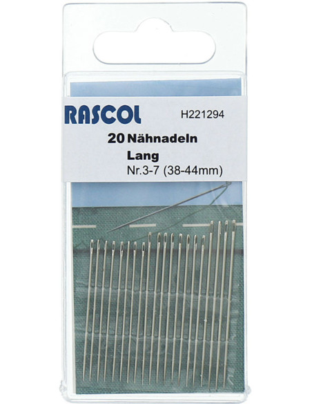 Aiguilles à coudre longues Rascol - Assortiment 3/7