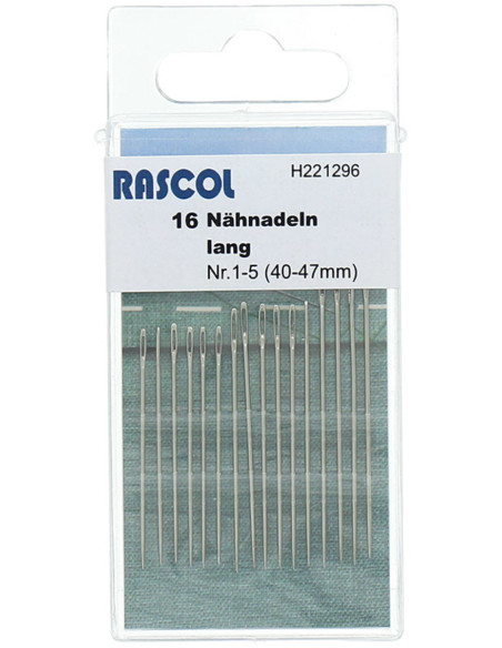 Aiguilles à coudre longues Rascol - Assortiment 1/5