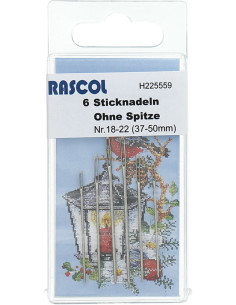 Aiguilles à tapisserie Rascol - Assortiment 18/22