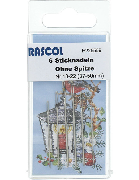 Aiguilles à tapisserie Rascol - Assortiment 18/22