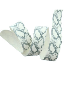 Sangle polyester - Serpent blanc