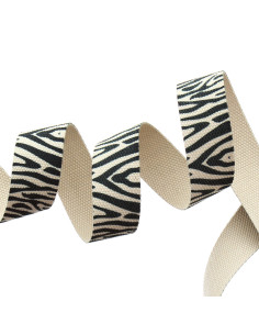Sangle polyester - Zébre beige