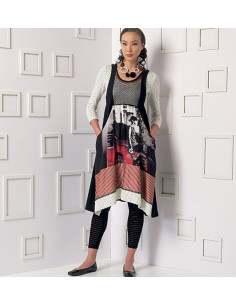 Patron de haut, robe et collant - Vogue 9108
