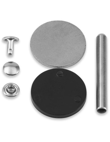 Set de 25 rivets tubulaires 3-4 mm argent VARIO Creative Tool