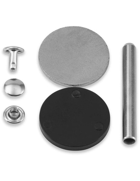 Set de 25 rivets tubulaires 3-4 mm argent VARIO Creative Tool