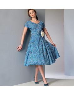 Patron de robe et ceinture - Vogue 9106 2