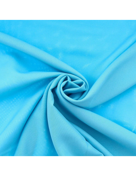 Tissu burlington - Bleu aqua