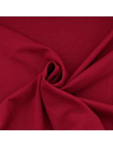 Tissu burlington - Rouge hermès