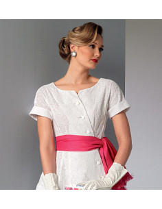 Patron de robe et ceinture - Vogue 9105 2