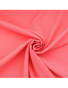 Tissu burlington - Corail