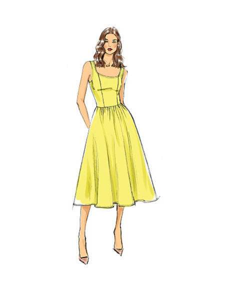 Patron de robe - Vogue 9100