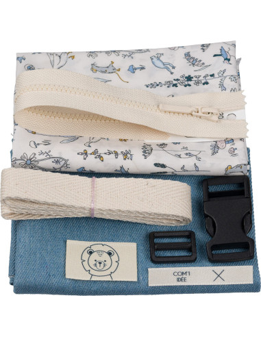 Kit couture sac banane pour enfant - Léo