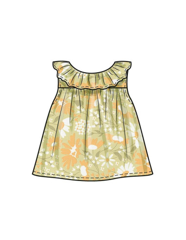 Patron de haut, culotte et chapeau - Butterick 6935