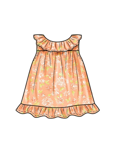 Patron de haut, culotte et chapeau - Butterick 6935