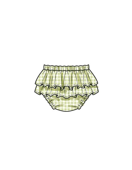 Patron de haut, culotte et chapeau - Butterick 6935
