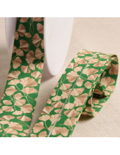 Biais ginkgo - Vert foncé