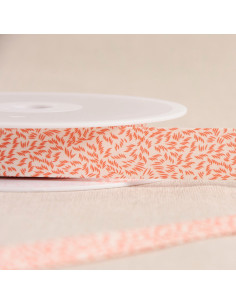 Biais feuillage - Orange